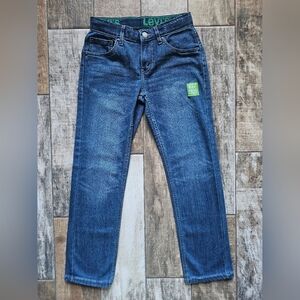 Levi’s Boys 511 Slim Jeans Size 10 NWOT Flex Stretch Dark Wash Cool Kid